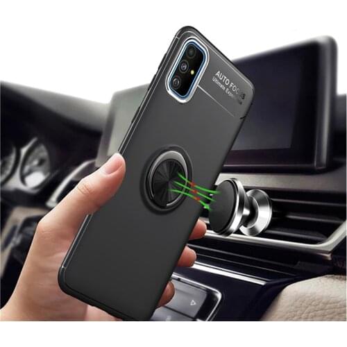 Ring Phone Case for Samsung S21 Ultra S20+ S10 Lite Note 20 10 Plus Shockproof Cover for A51 A71 A31 A21S A70 A50 M31 21