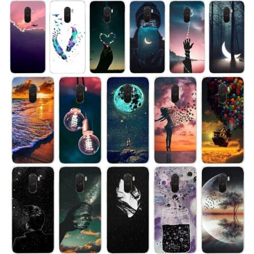 R For Xiaomi Pocophone F1 Case Xiaomi Poco F1 Case Silicone Soft TPU Phone Case For Xiaomi Pocophone F1 Global F 1 Case Cover
