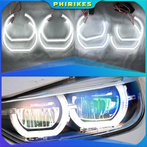 For BMW 3 Series E90 E92 E93 M3 Coupe and cabriolet 2007-2013 Car styling High Quality DTM Style White Crystal LED angel eyes