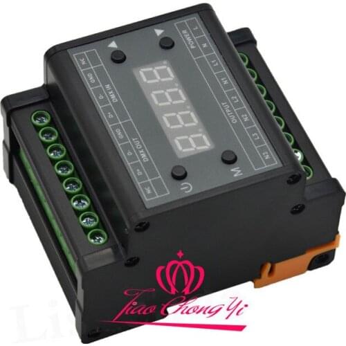 DMX302 DMX triac dimmer led brightness controller AC90 240V TRIAC 3 Output