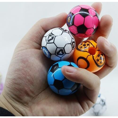 Ellen Brook 1 Piece Lovely Cute Kawaii Cnady Color Football Sharpeners Korean Stationery School Office Supplies Novelty Kid Gift