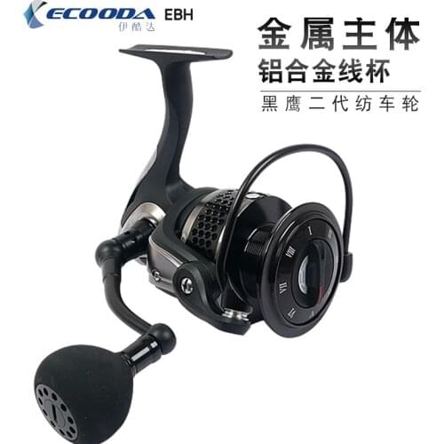 ECOODA EBH II Saltwater Spinning Reel 3-10kg Drag Power 10+1BB Spinning Fishing Reel Wheels 1000 1500 2000 3000 4000 4500 5000