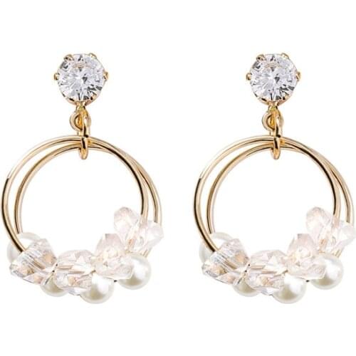 Korean Earrings Fashion Jewelry Statement Earrings Simulation Pearl Petite Stud Earrings For Women Oorbellen Wholesale