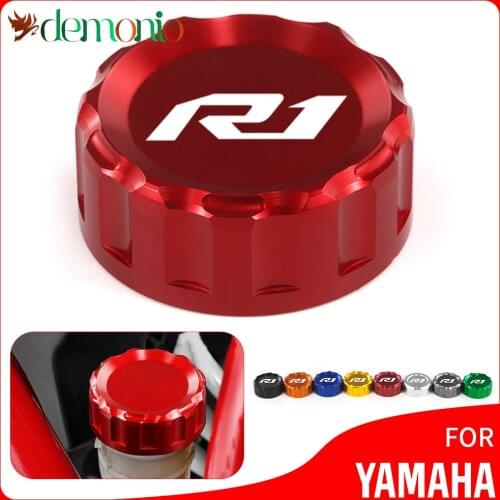 Front Brake Reservoir Cover For YAMAHA YZF R1 1998-2018 YZF R6 1999-2019 R6S 2006-2009 Motorcycle Master Cylinder Oil Fluid Cap