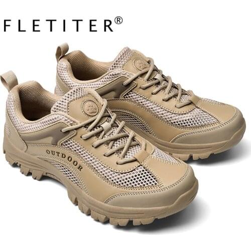 2021 Summer New Sneakers Men Shoes Outdoor Hiking Comfort Mesh Breathable Male Footwear Non-slip Casual Shoes Sneakers Spring