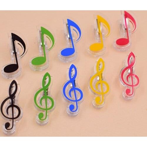 Music Score Clip Notes Piano Score Clip Lovely clamp Concert Stationery Gift Paper Clips Office Accessories Office Supplies