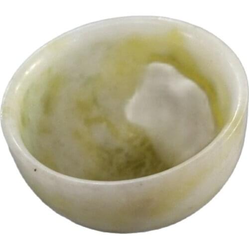 New natural jade a product: Shaanxi Lantian jade tea bowl Lantian tea set, tea cup and jade bowl