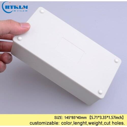 Electronic project circuits junction box diy plastic enclosure box custom abs wire connection box Desktop shell 145*85*40mm