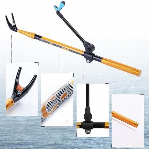 Portable Ultralight Fishing Rod Holder Retractable Fish Pole Tackle Bracket Outdoor Fishing Gear