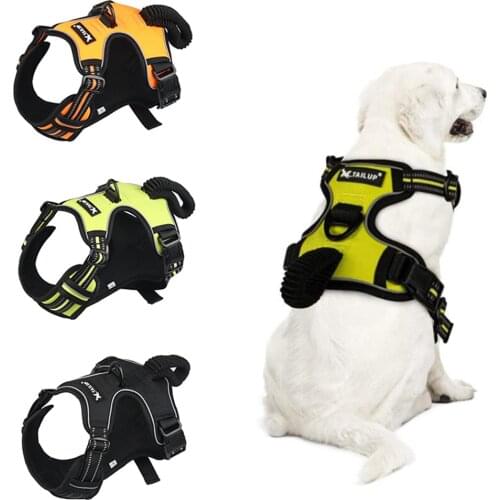 Adjustable Reflective Pet Dog Harness Soft Breathable Harnesses Vest perros accesorios Walking Training Dogs Harness