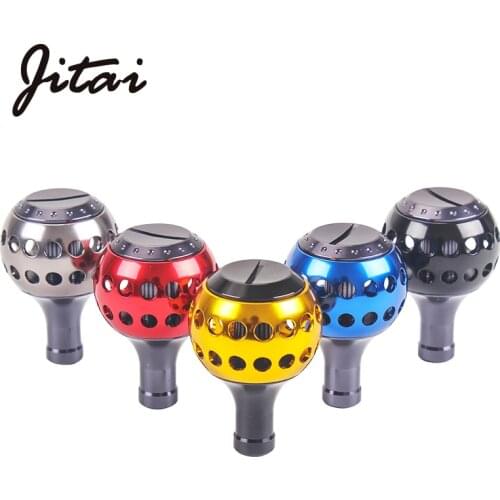 JITAI Alloy Alluminum Fishing Knob DIY Fishing Reel Handle Knob Accessories Tools For Bait Casting Spining Reels Fishing Rocker