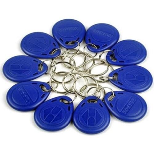 DWE CC RF Access control gate reader key chain RFID IC tags read only small tokens