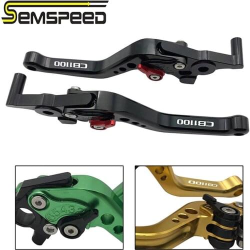 SEMSPEED CB1100 logo Motorcycle CNC Short Brake Clutch Levers For Honda CB1100/GIO special/EX/RS 2013-2016 2017 2018 2019 2020