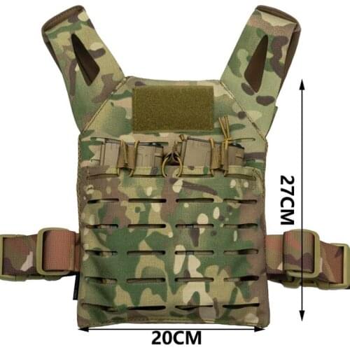 Tactical Kids Children Mini Molle Jump Plate Carrier JPC Vest Outdoor Lightweight Vest