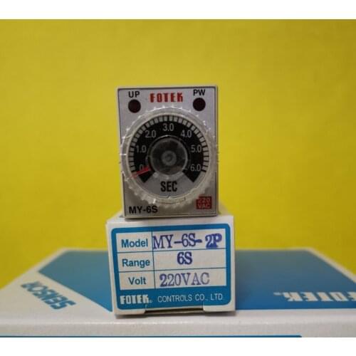 Taiwan new original FOTEK Time Relay MY-6S-2P-220V