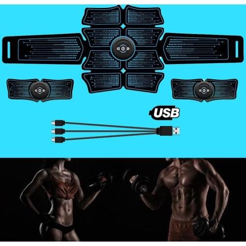 Exercise Machine Abdominal Toning Belt Vibration Abdominal Muscle Trainer Electronic Belt Home Gym Fitness Massage ABS Equiment