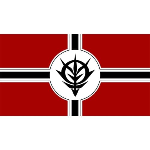 Yehoy 90x150cm UP Mobile Suit Gundam Zeon Flag