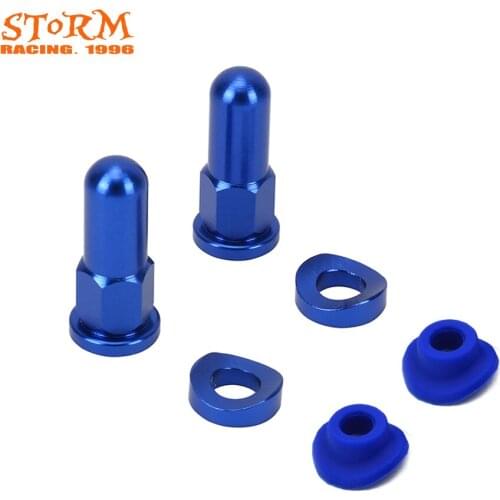 MX Rim Lock Covers Nuts Air Valve Mud Guard Mouth Washers Security Bolts For Yamaha YZ125 YZF250 YZF426 YZF450 WRF250 WRF450
