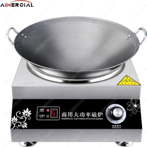 ZD3500-1 hotel kichen 3500W 5000W knob control commercial induction cooker cooktop machine