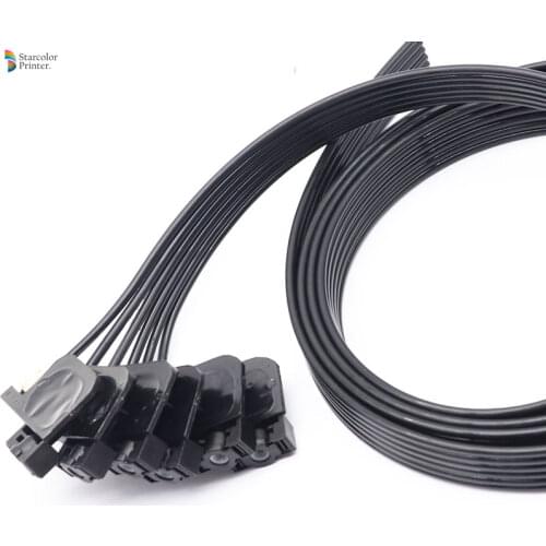 1.3m-2m Uv Ink Tube Hose Pipe ink filtering 6 Color with Uv Square Small Damper Screw Nuts Oring for Epson R1390 R290 T50 L800