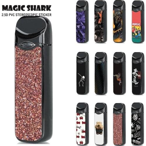 2.5D Stereo Bling Skeleton Bear Case Sticker Skin for Smok Nord Film Skin Cover for Smok Nord