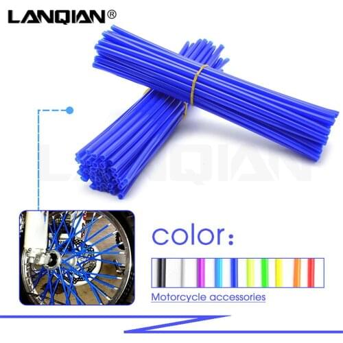 72pcs Universal Dirt Bike Motorcycle Wheel spoke skins cover For 65 85 105 150 200 250 300 350 450 505 525 XC XC-F XC-G EXC