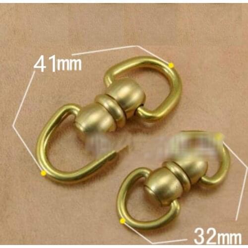 Falconry Accessories Pure Copper Eagle Ring 31 41mm Size Brass Rotating Splayed Ring For Saker Falcon Accipiter Nisus