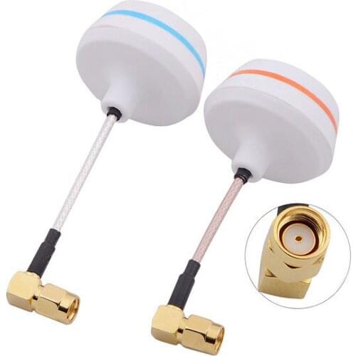 5.8G L Style Clover 3 & 4 Leaf Gain Antenna RP-SMA TX + RX for Audio Video FPV