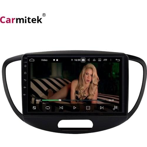 Carmitek 9'' touch screen 2 Din Android Car Radio Multimedia Player For Hyundai Grand I10 2008-2012 Audio Video GPS Navigation