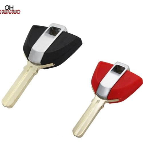 Uncut Key Blanks Case Shell for BMW K1300S K1300R K1200R 1200RT 1200GS Red Black Color