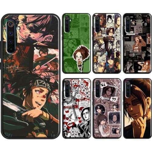Hange Zoe Attack on Titan For OnePlus 9 7 8 Pro 8T Nord Case For OPPO Realme C3 C11 C15 GT X2 X7 X50 6 7 Pro Cover