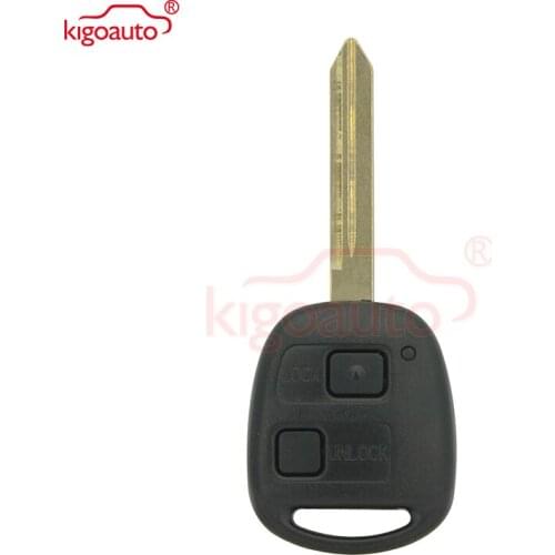 Denso(not Valeo) Kigoauto Remote car key 2 button TOY47 for Toyota Yaris+304mhz no chip