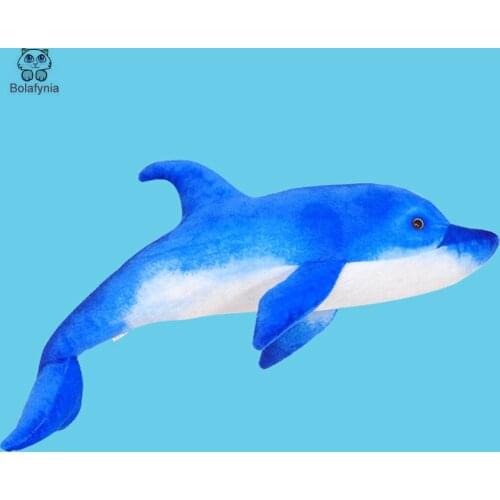BOLAFYNIA Children Plush Toy Dolphin Baby Kids Stuffed Toy for Christmas Birthday gift Simulation dolphin