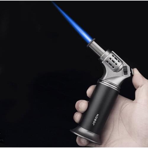 Jobon Kitchen Baking BBQ Spray Gun Torch Pipe Gas Jet Lighter Windproof Camping Turbo Butane Cigar Lighter Gadgets For Men