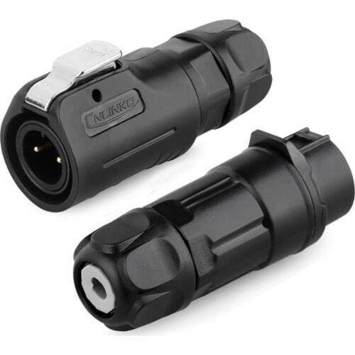 LP12 M12 2pin 3pin 4pin 5pin Industrial Power Waterproof Connector 6pin 7pin 8pin Extend Wire Connectors for Medical Light Solar