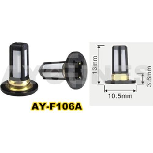 Wholesale 20pcs hot sale in aftermarket fuel injector micro filter 13*10.5*3.6mm used for honda cars (AY-F106A)