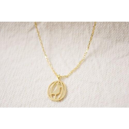 Fashion Bird In The Cage Necklace Pendant Necklace for women