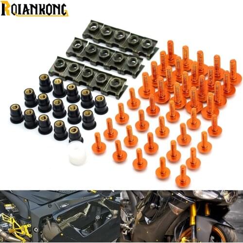 Motorcycle Fairing Bolts and Windscreen Bolt For SUZUKI GSX-S750 GSX-S GSX 650F 750 1000 1250 1400 SV 650 sv650 sv650s