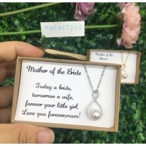 Custom any quote gold silver Bridesmaid Infinity love Necklace, Infinity with Crystal Necklace gift for mom, Bridal Jewelry