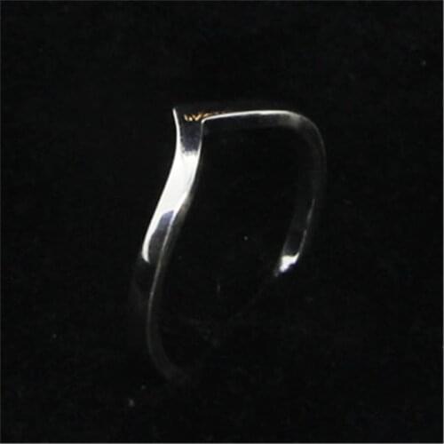 Size 6-10 925 Sterling Silver Ring Newest Lady Girls S925 Fashion Band Party Ring