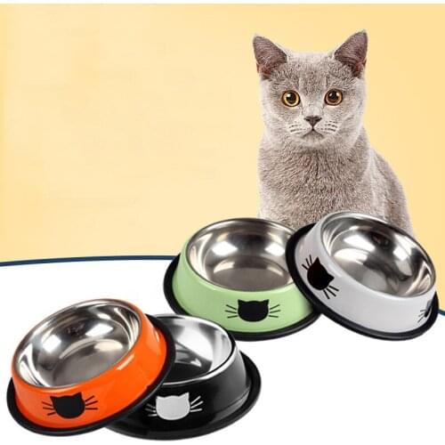 Dropshipping Bowl for Dog Cats Dogs New Dog Cat Bowls Stainless Steel Travel Feeder Water Bowl Puppy Outdoor Food Dish