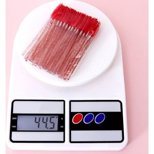 Assorted Color Disposable Eyelash Brushes with Crystal Rod Mascara Wands Eye Lash Eyebrow Applicator Makeup Beauty Tool SK88