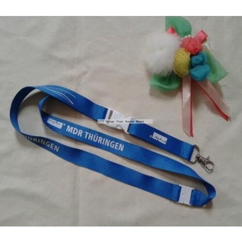 Fast shipping custom20mm*90cm 500pcs/lot screen printed logo mobile lanyard with buckle and metal hook wrist lanyard neck