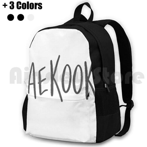 Taekook Gray Outdoor Hiking Backpack Waterproof Camping Travel B A P Ikon Got7 Winner Vixx Twice Korean Pop Music Lover Nct
