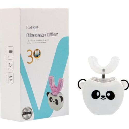 Smart 360 Degrees Automatic Sonic Electric Toothbrush for Children Adult U Type 4 Modes Tooth Brush USB Charging Tooth Whitening