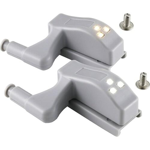 Light Sensor LED Inner Hinge Cabinet Closet Lamp Cool White Cupboard Under Cabinet Wardrobe For Living Room Kitchen Bedroom