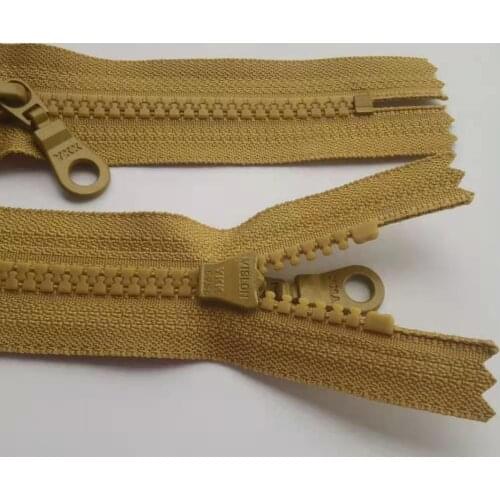 YKK Zipper 5 Resin Closed Zipper 15-50cm Autumn Green Clothing Coat Pocket Shoes