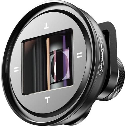 1.33X Anamorphic Lens Mobile Phone Widescreen Movie Lens 2:4:1 Ratio Shot for Flimmakers , Vloggers & Youtuber