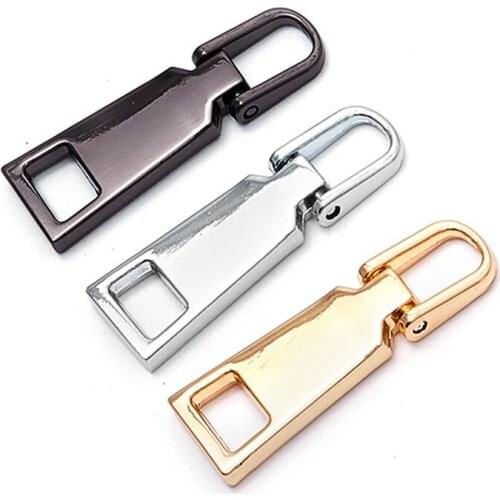 1Pcs 5# Detachable Metal Zipper Pullers for Zipper Sliders Head Zippers Repair Kits Zipper Pull Tab DIY Sewing Accessories