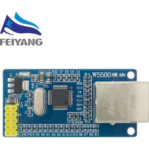 10pcs W5500 Ethernet network module hardware TCP / IP 51 / STM32 microcontroller program over W5100